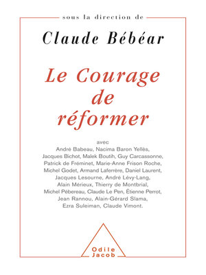 cover image of Le Courage de réformer